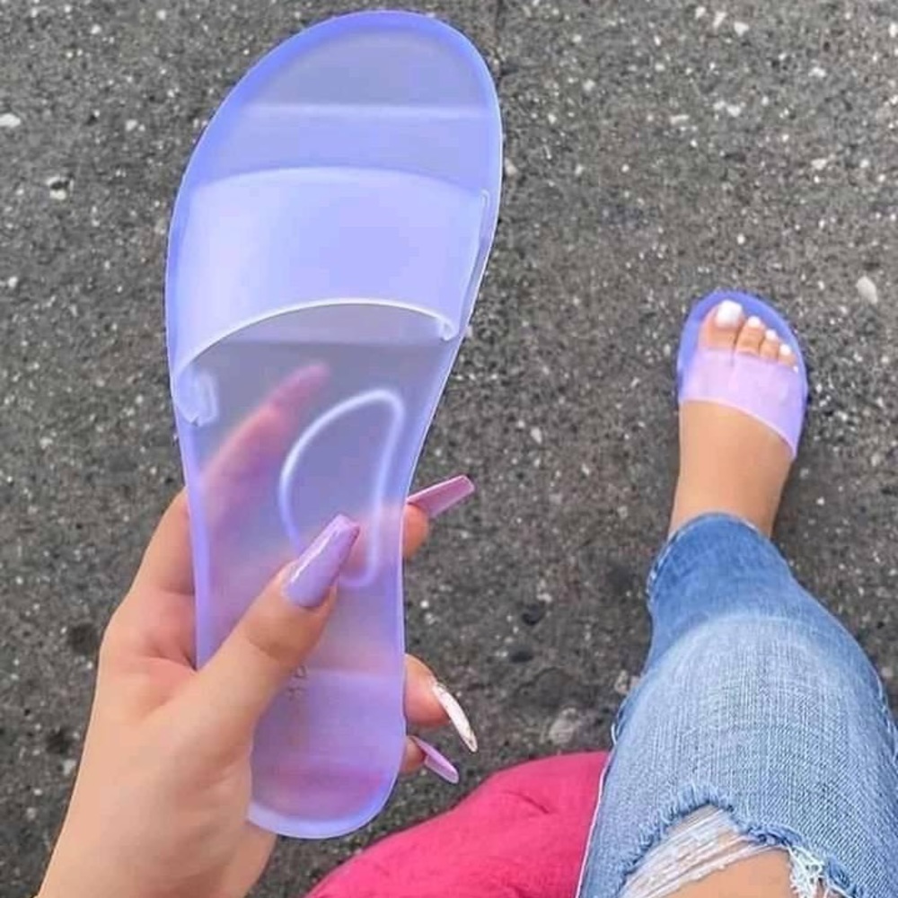 Clear jelly slides